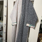 Upcycled Pocket Anorak Abaya — Blush & Ash