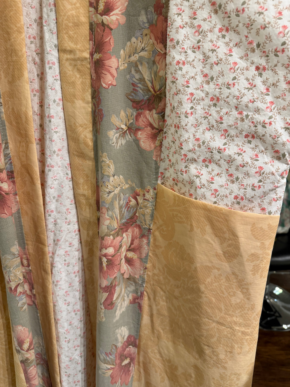 Upcycled Pocket Anorak Abaya — Harvest Bloom