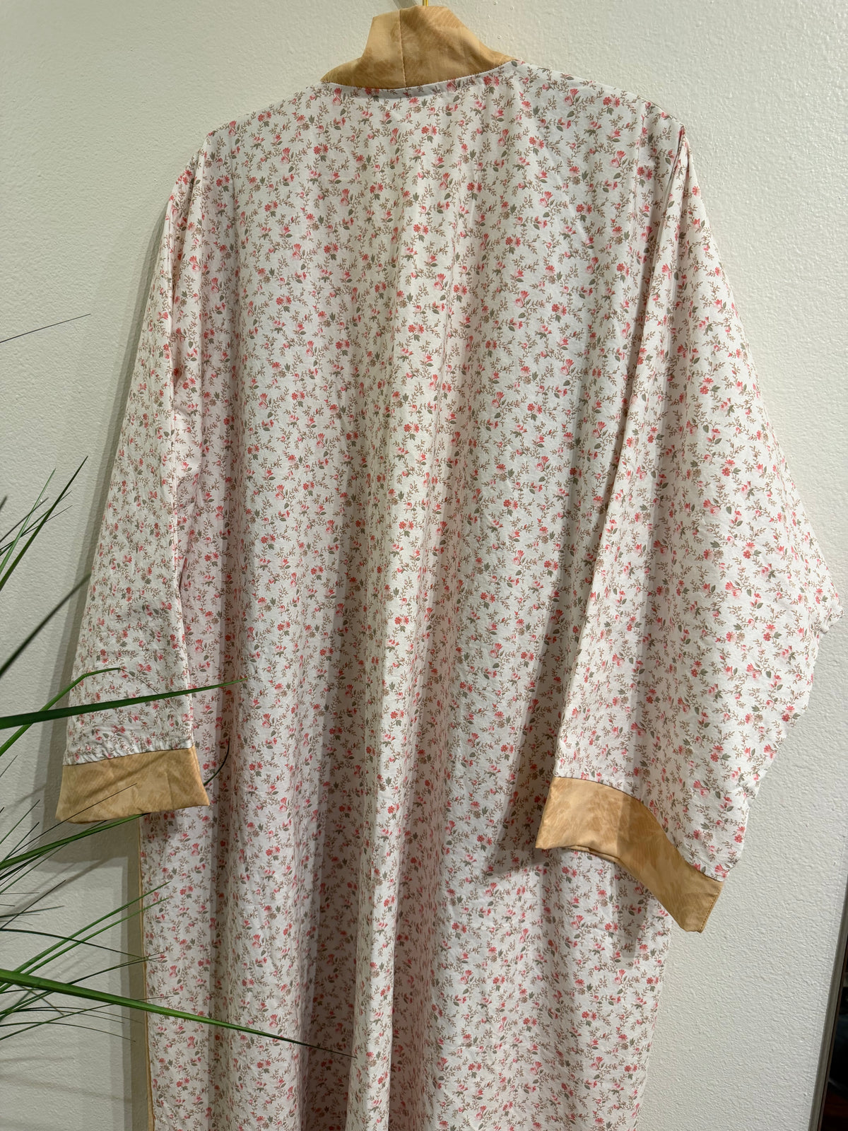 Upcycled Pocket Anorak Abaya — Harvest Bloom