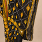 Traditional Kuwaiti Thobe — Gold & Black Brocade Lace