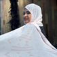 Georgette Chiffon Hijab: Pretty in Pale Pink