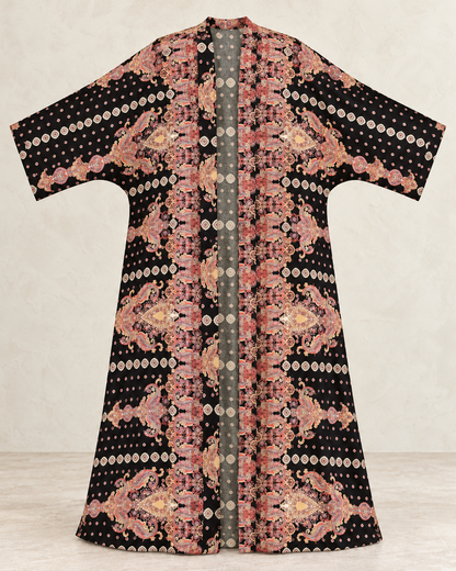 Nour Oversized Abaya - Midnight Reverie