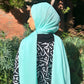 Crinkle Chiffon Hijab: Soft Spearmint