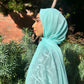 Crinkle Chiffon Hijab: Soft Spearmint