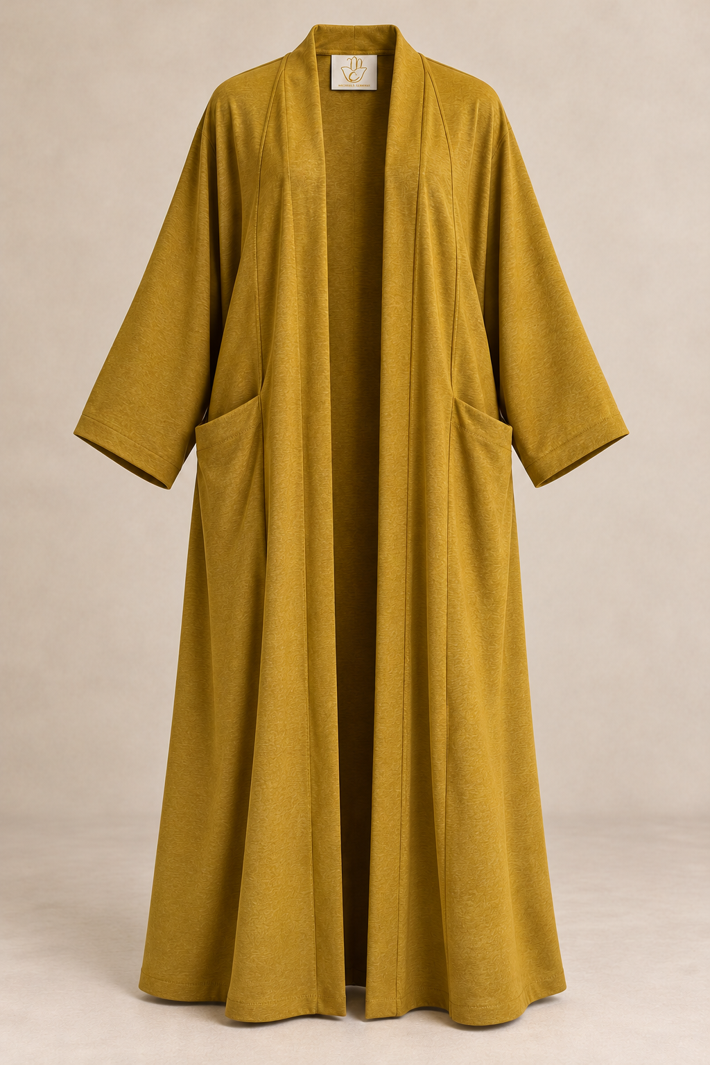 Pocket Anorak Abaya - Golden Ochre Athleisure