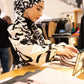 Crinkle Chiffon Hijab:  Shadow Geo Print
