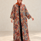 Nour Oversized Abaya - Saffron Mosaic