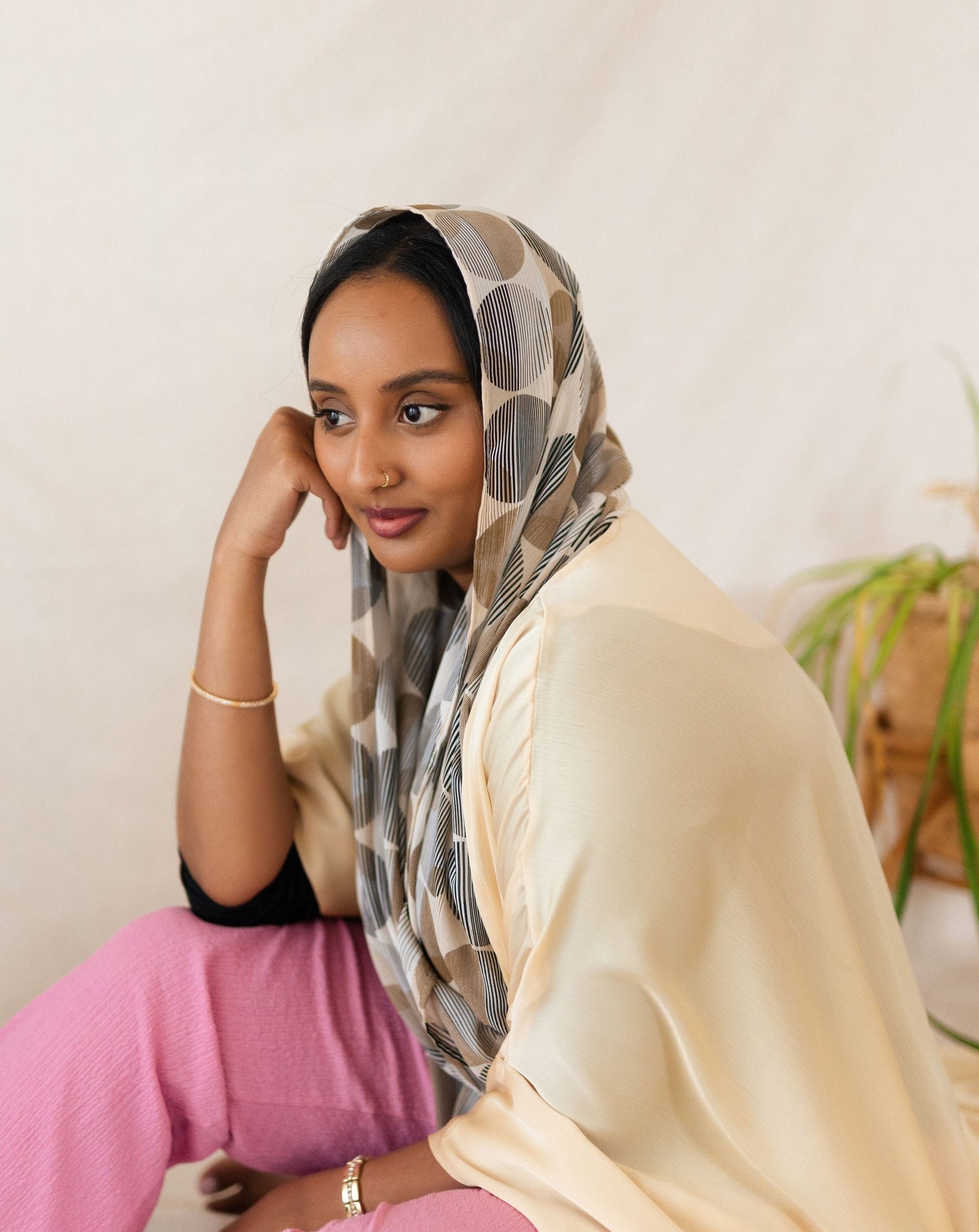 Chiffon Hijab: Sugar Cookie