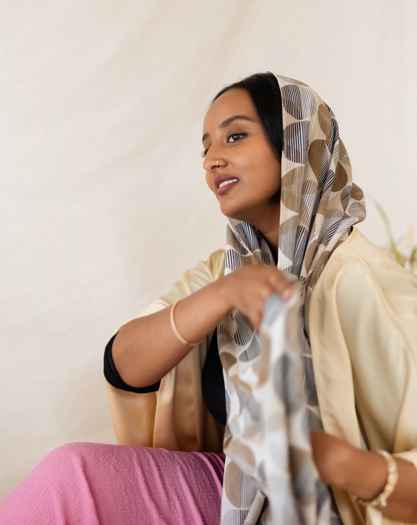 Chiffon Hijab: Sugar Cookie