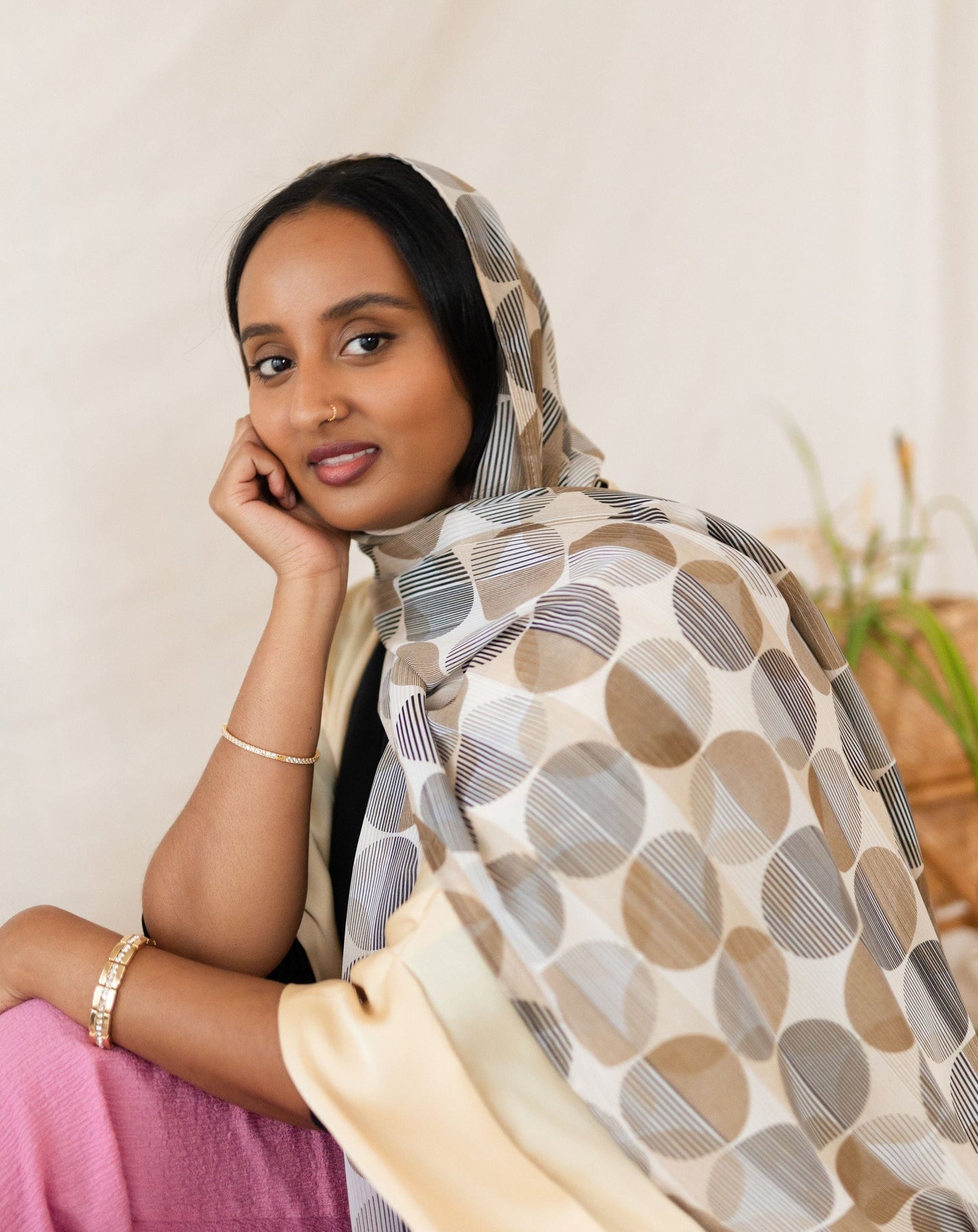 Chiffon Hijab: Sugar Cookie