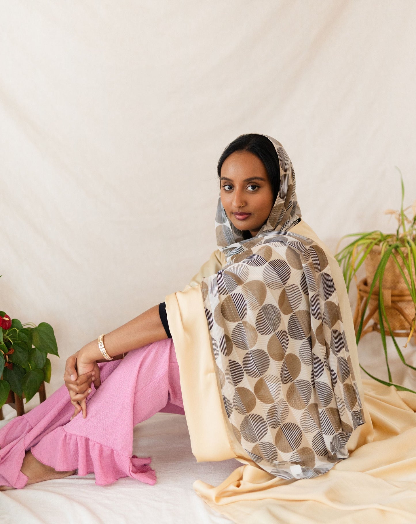 Chiffon Hijab: Sugar Cookie