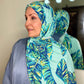 Printed Jersey Hijab: Havana Palms