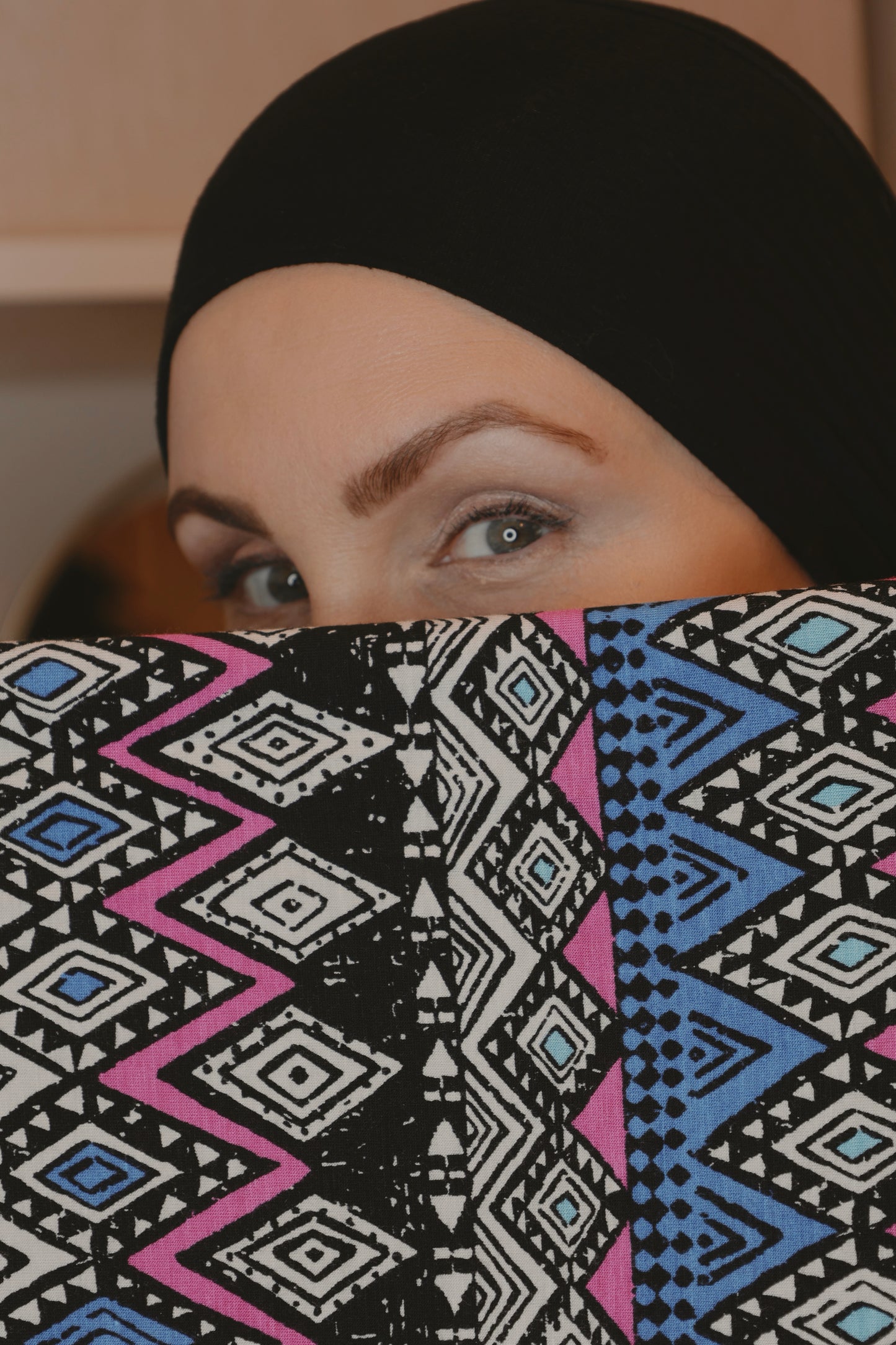 Printed Jersey Hijab: Rad City Life