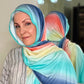 Printed Jersey Hijab: Desert Sunrise
