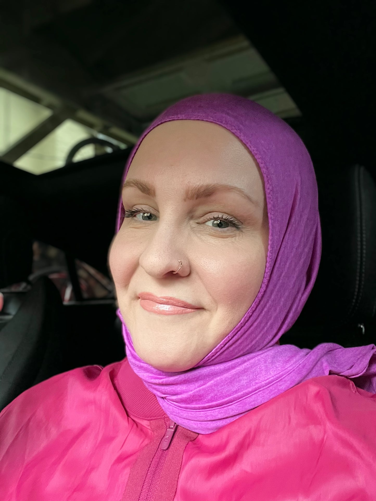 Performance Jersey Hijab: Fuchsia