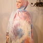 Tie Dye Jersey Hijab: Cotton Candy Cloud