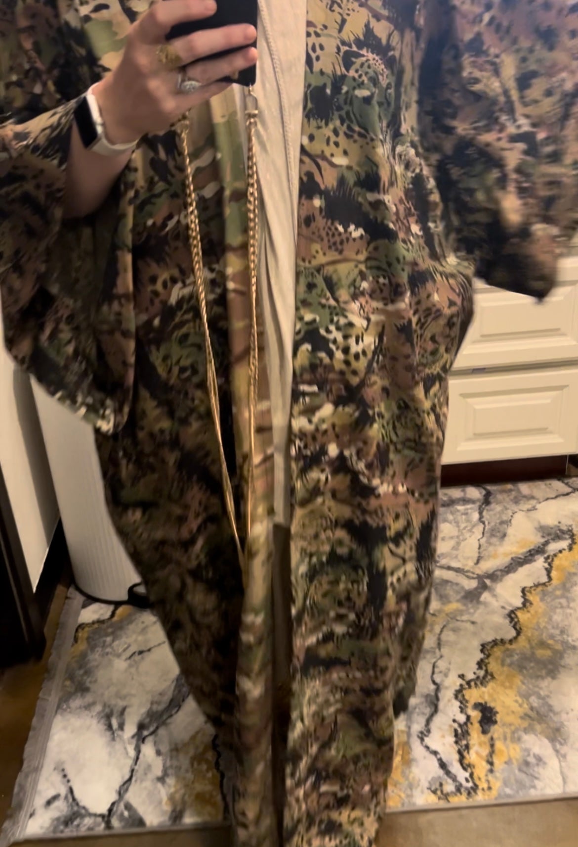 MC Stretch Bisht: Jungle Cat Camo