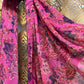 Crinkle Chiffon Hijab: Fuchsia Gala