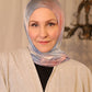 Tie Dye Jersey Hijab: Cotton Candy Cloud