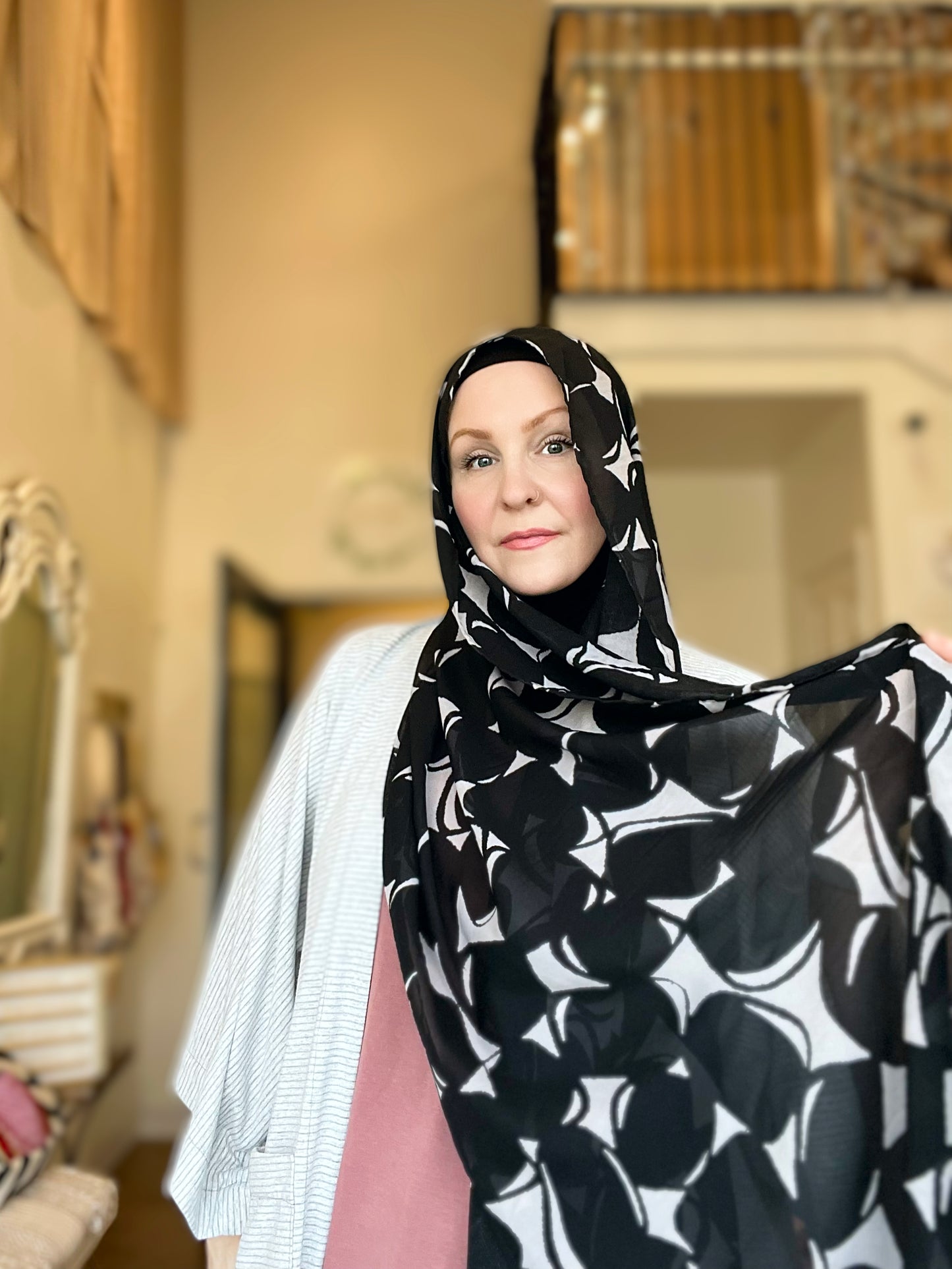 Chiffon Hijab: Caffeinated Night Cap