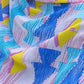 Signature MC Kimono: Azure & Bubblegum Geometric