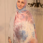 Tie Dye Jersey Hijab: Cotton Candy Cloud