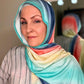 Printed Jersey Hijab: Desert Sunrise