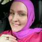Performance Jersey Hijab: Fuchsia
