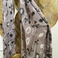 Crinkle Chiffon Hijab: Bows and Cameos