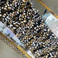 Printed Jersey Hijab: Pebble Waves in Black & Gold