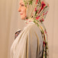 Printed Jersey Hijab: Cool Minty Floral