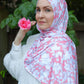 Printed Jersey Hijab: Summer Roses