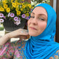 Jersey Hijab: Vivid Electric Azul
