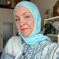 Performance Jersey Hijab: Light Aqua