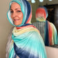Printed Jersey Hijab: Desert Sunrise