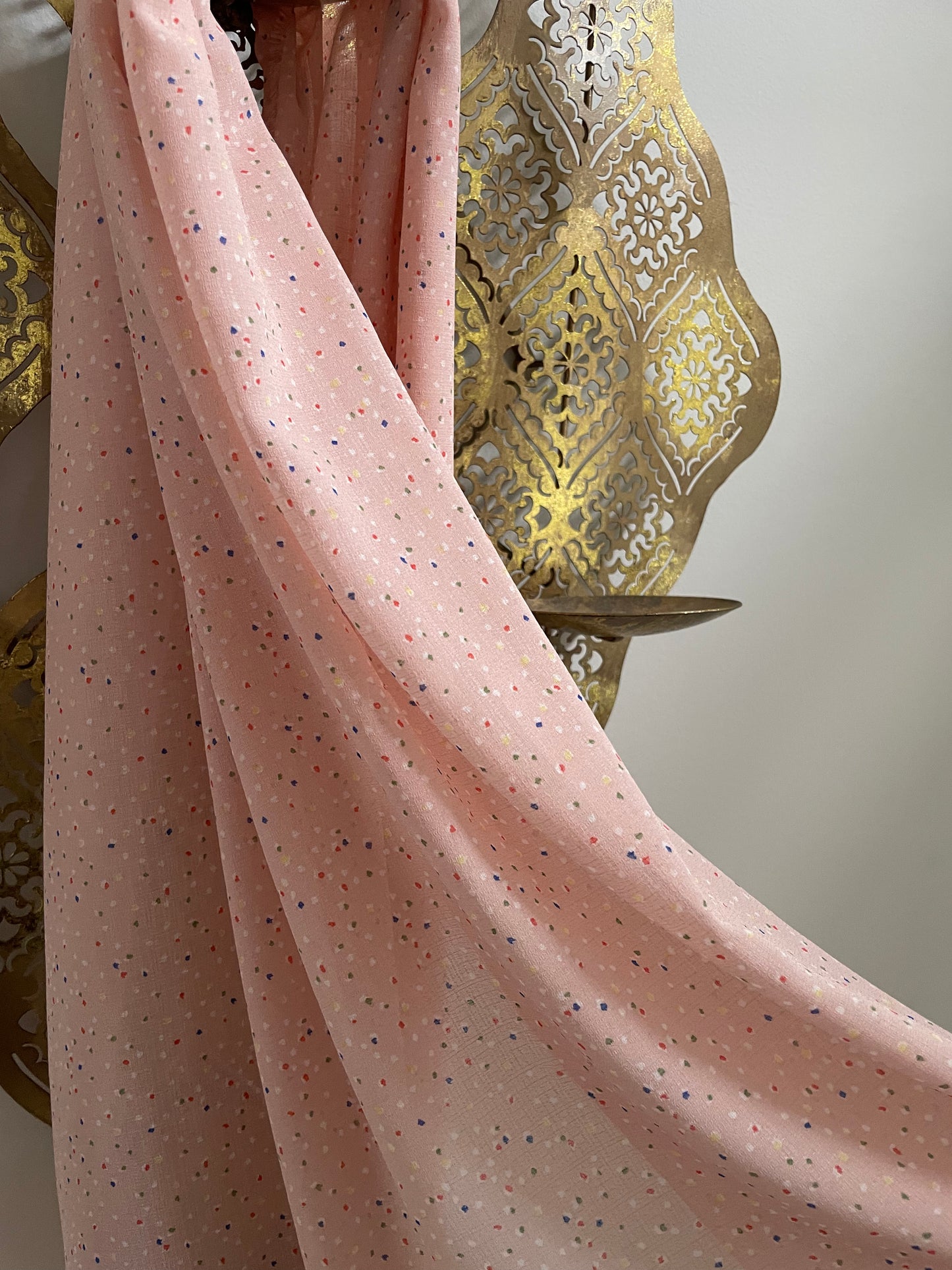 Crinkle Chiffon Hijab: Funfeti Sprinkles