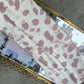 Printed Jersey Hijab: Dusty Rose Dandelion Puffs