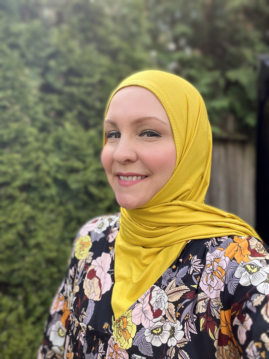 Jersey Hijab: Citron