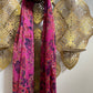 Crinkle Chiffon Hijab: Fuchsia Gala