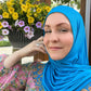 Jersey Hijab: Vivid Electric Azul