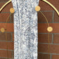 Printed Jersey Hijab: Delicate Floral Scrolls