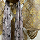 Crinkle Chiffon Hijab: Bows and Cameos