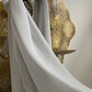 Crinkle Chiffon Hijab: Silver Mist