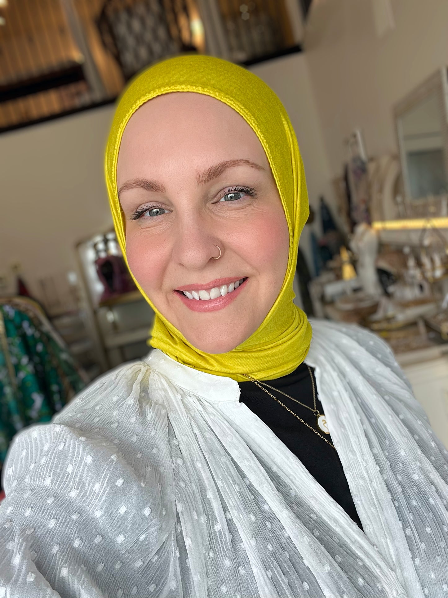 Performance Jersey Hijab: Canary