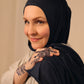 Performance Jersey Hijab: Navy Jagua