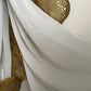 Crinkle Chiffon Hijab: Silver Mist