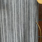 Solid Sparkle Jersey Hijab: Silver Grey Striped Lurex