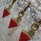 Freedom Watermelon Gold Keychain