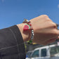 Freedom Bracelet: Black Spikes