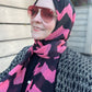 Limited Edition Chiffon Hijab: Pink Sherbet Zigzag